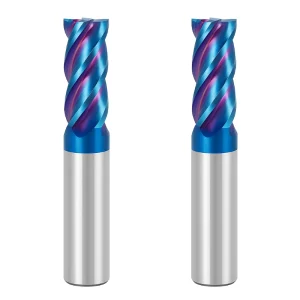 HRC65 4 flute end mills