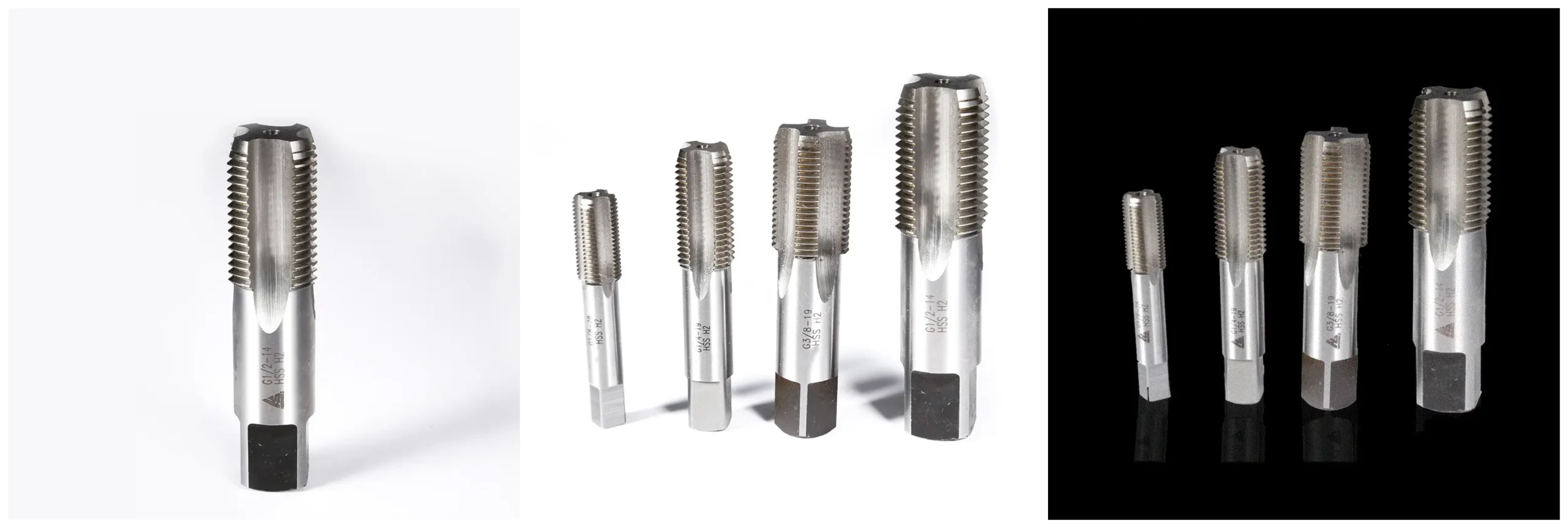 pipe taps straight flute