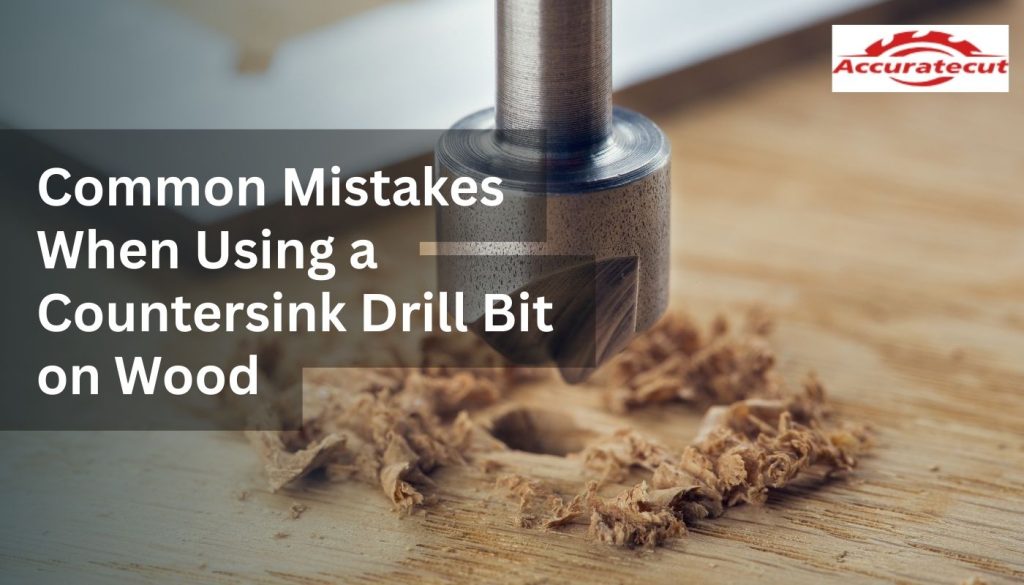 Common Mistakes When Using a Countersink Drill Bit on Wood